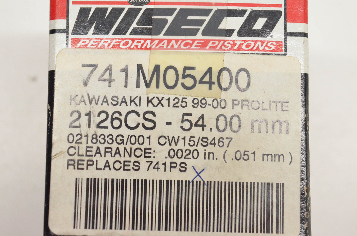 Wiseco 741M05400 Piston Kit NOS