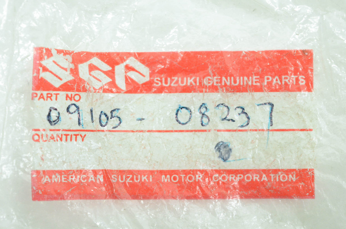 New OEM Suzuki 09105-08237, 09105-08237-00 Flange Bolt NOS