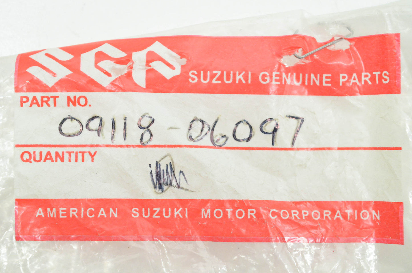 New OEM Suzuki 09118-06097 Bolt NOS
