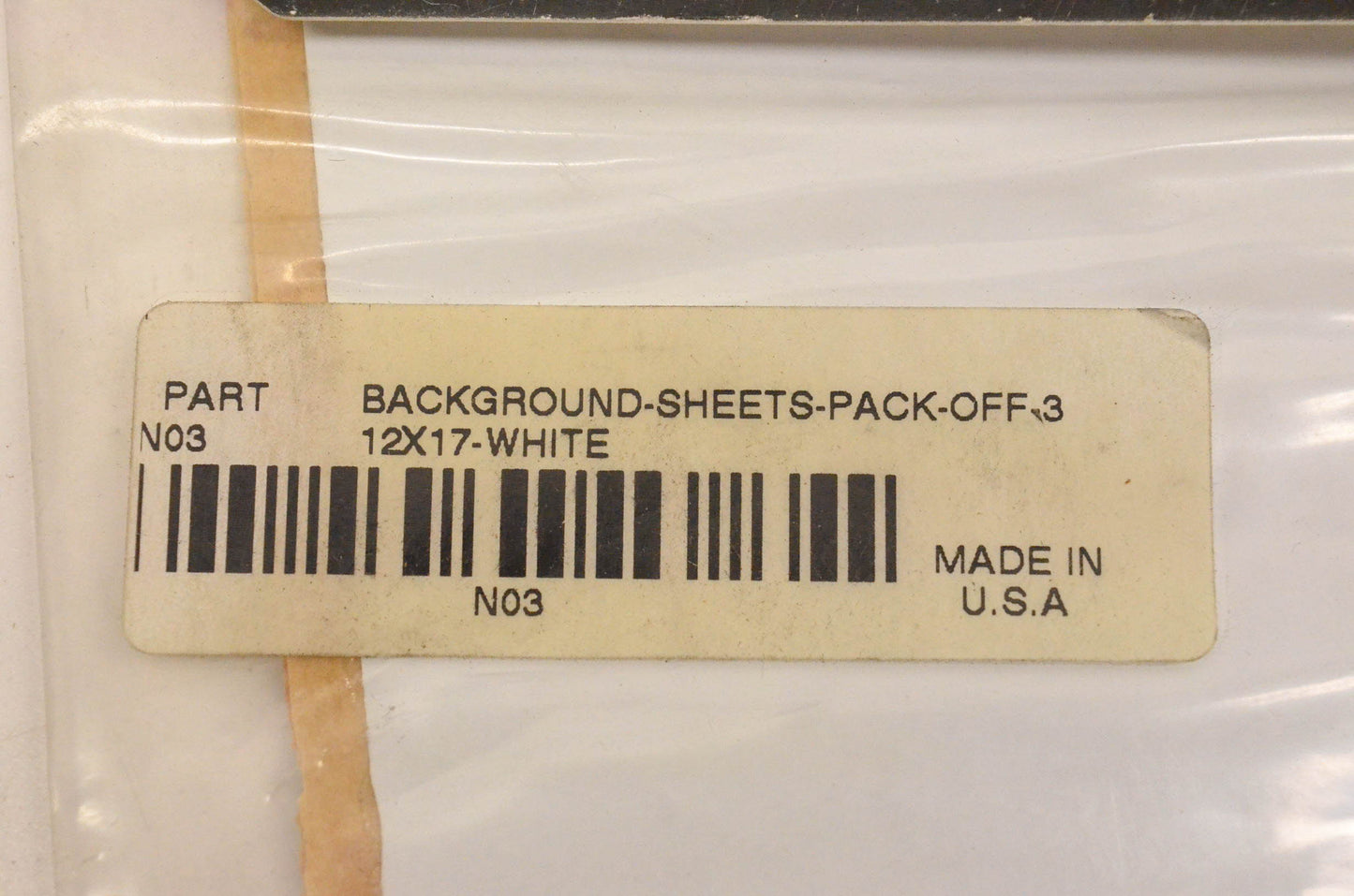 N-Style N03X Number Plate Background Kit White NOS
