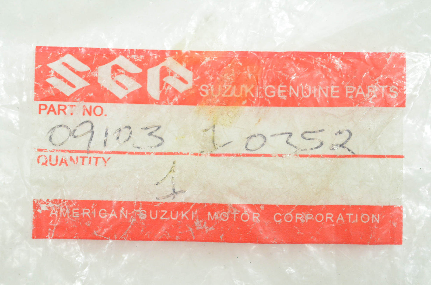 New OEM Suzuki 09103-10352 Bolt NOS