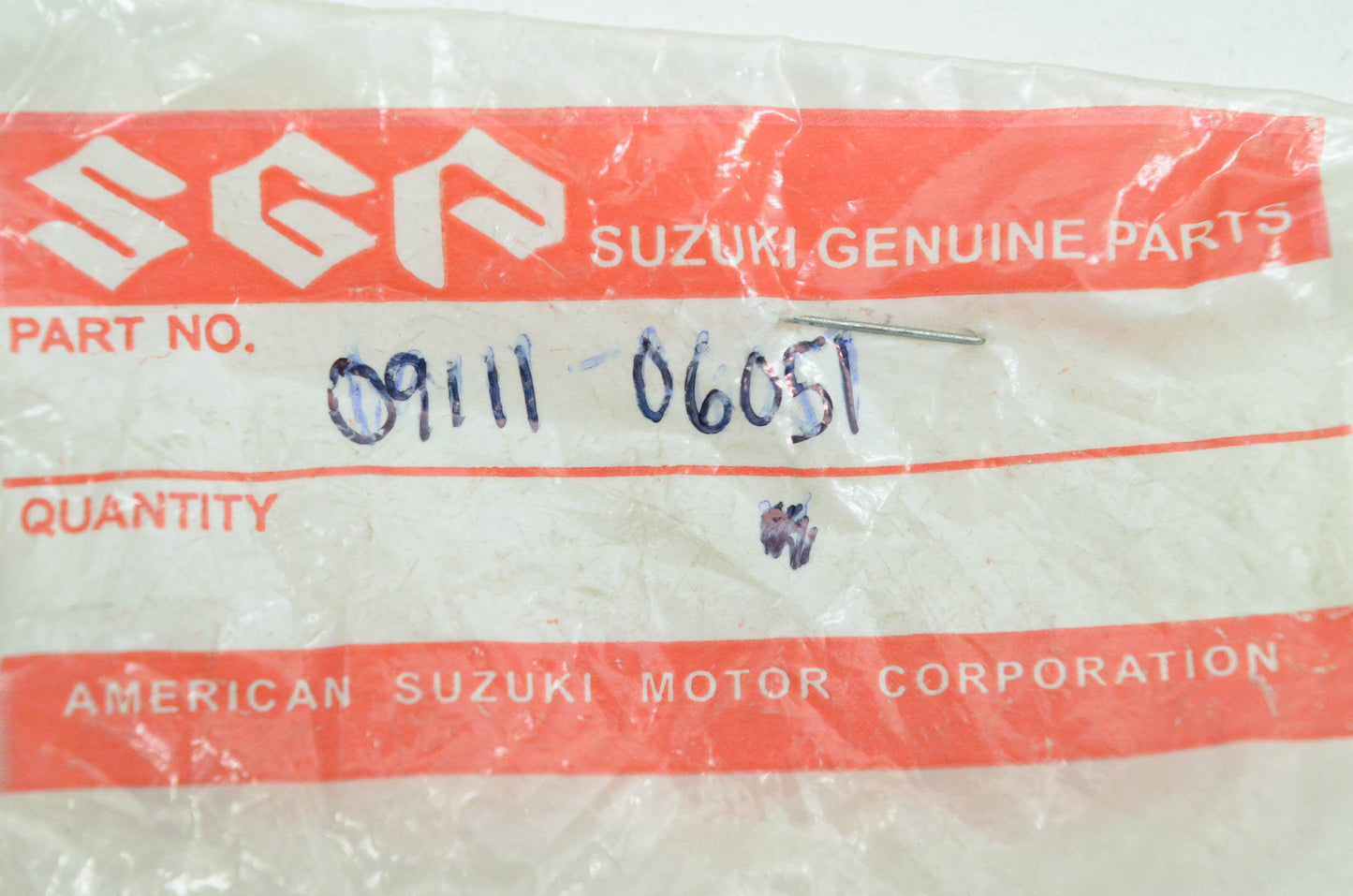 New OEM Suzuki 09111-06051 Bolt NOS