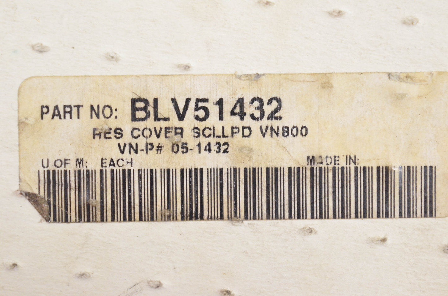 Cobra BLV51432, 05-1432 Scalloped Reservoir Cover NOS