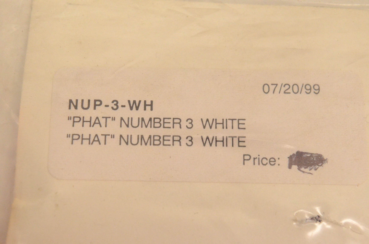 One Industries NUP-3-WH "Phat" Number 3 White NOS