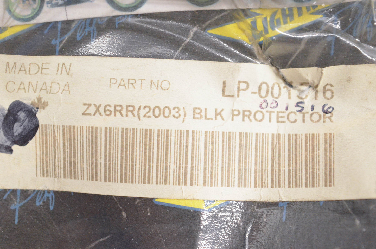 Lightning Performance Products LP-001516 Black Frame Sliders Kit NOS