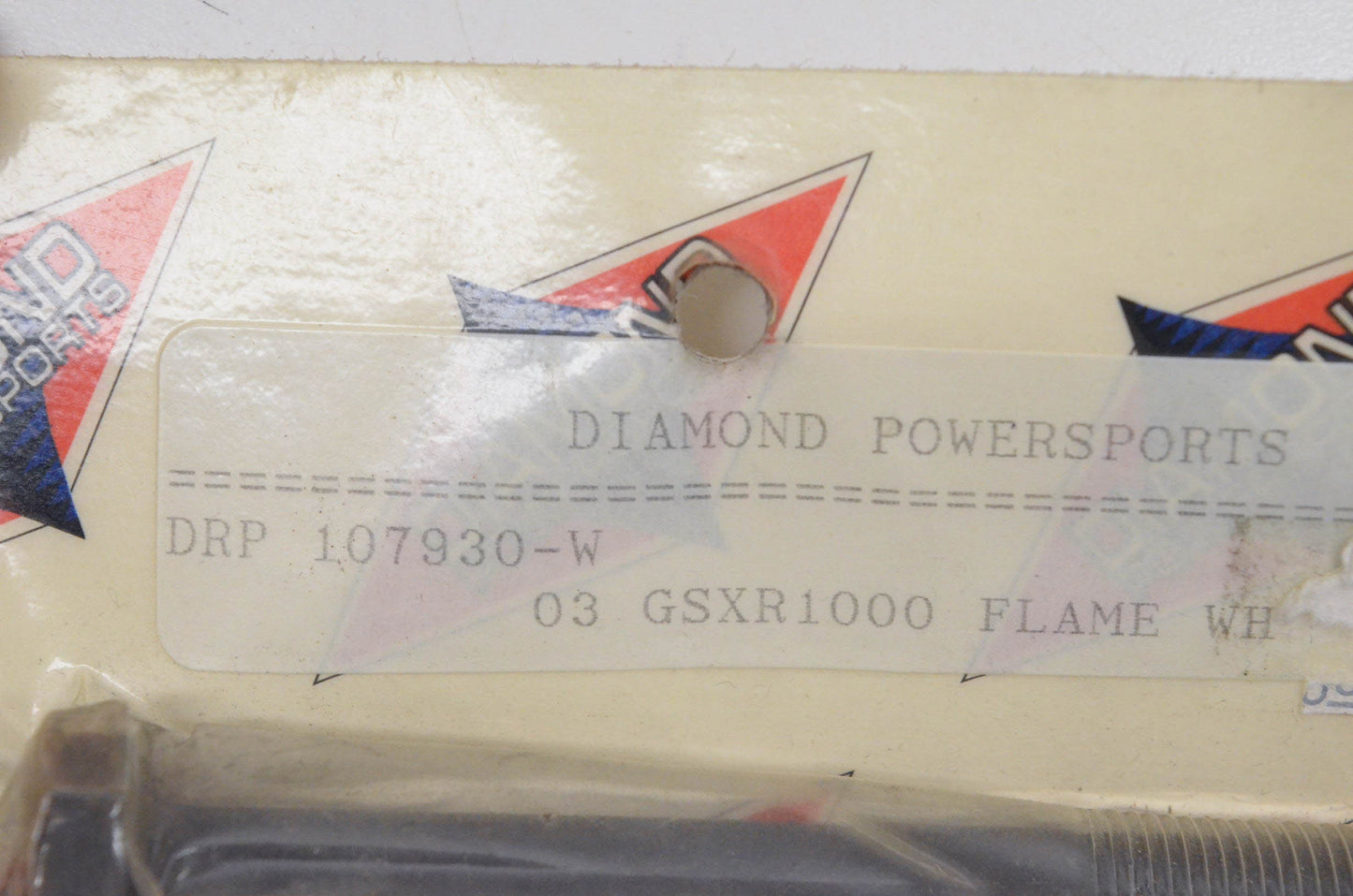 Diamond Powersports 107930-B, 107930B Flame LED Frame Sliders Kit NOS