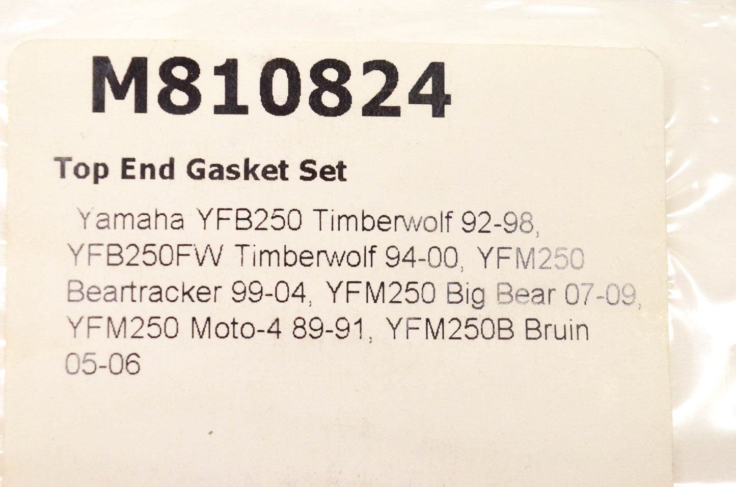 Moose Racing M810824 Top End Gasket Kit NOS