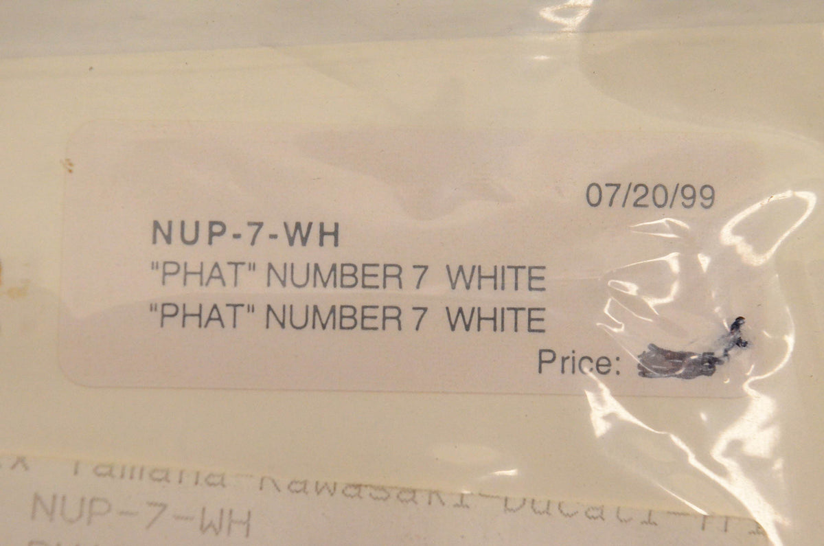 One Industries NUP-7-WH "Phat" Number 7 White NOS