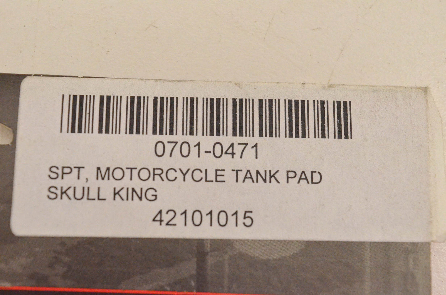 Sportech 0701-0471 Skull King Tank Pad NOS