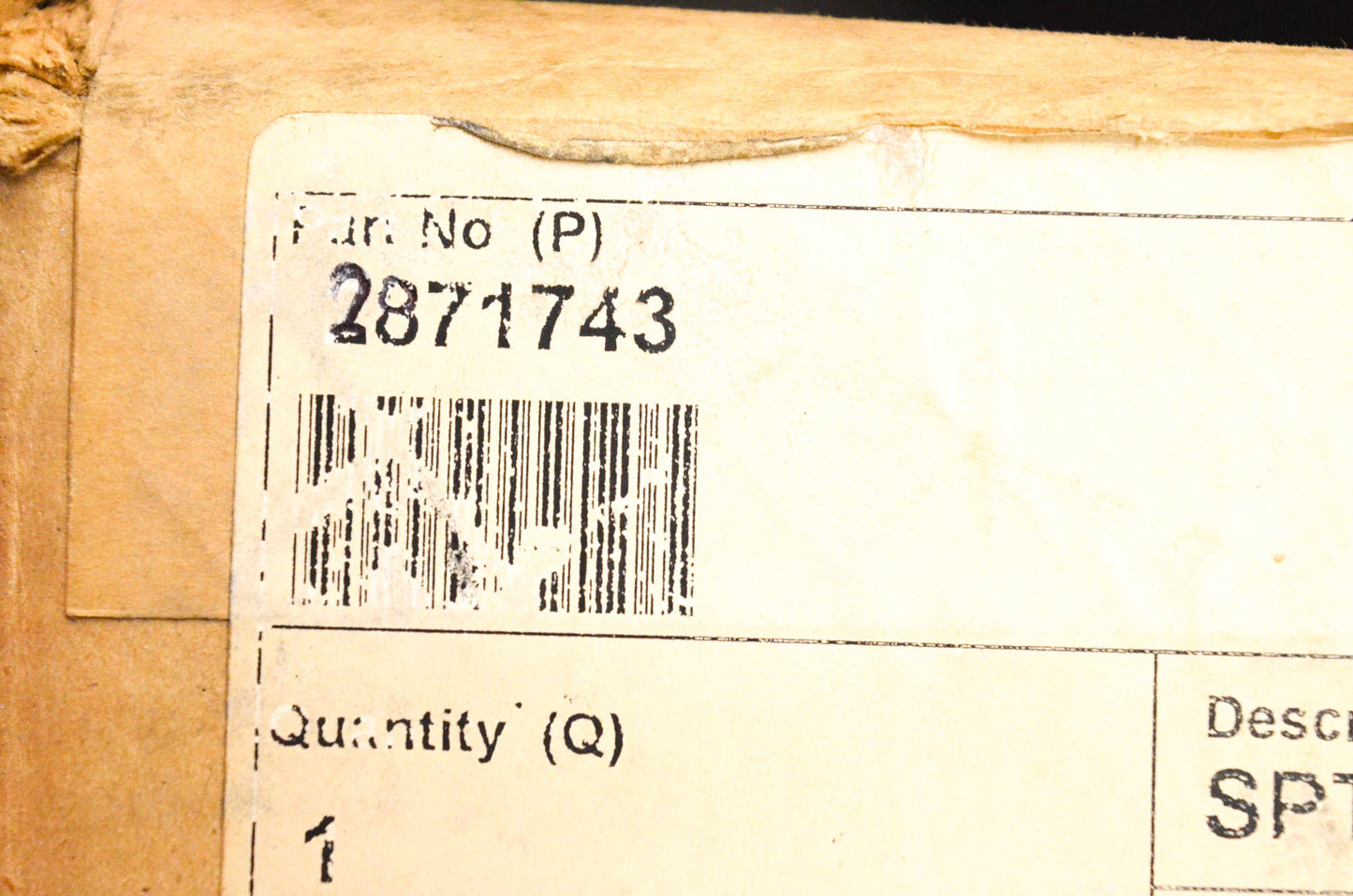 New OEM Polaris 2871743 Snow Plow Mount Plate Kit NOS