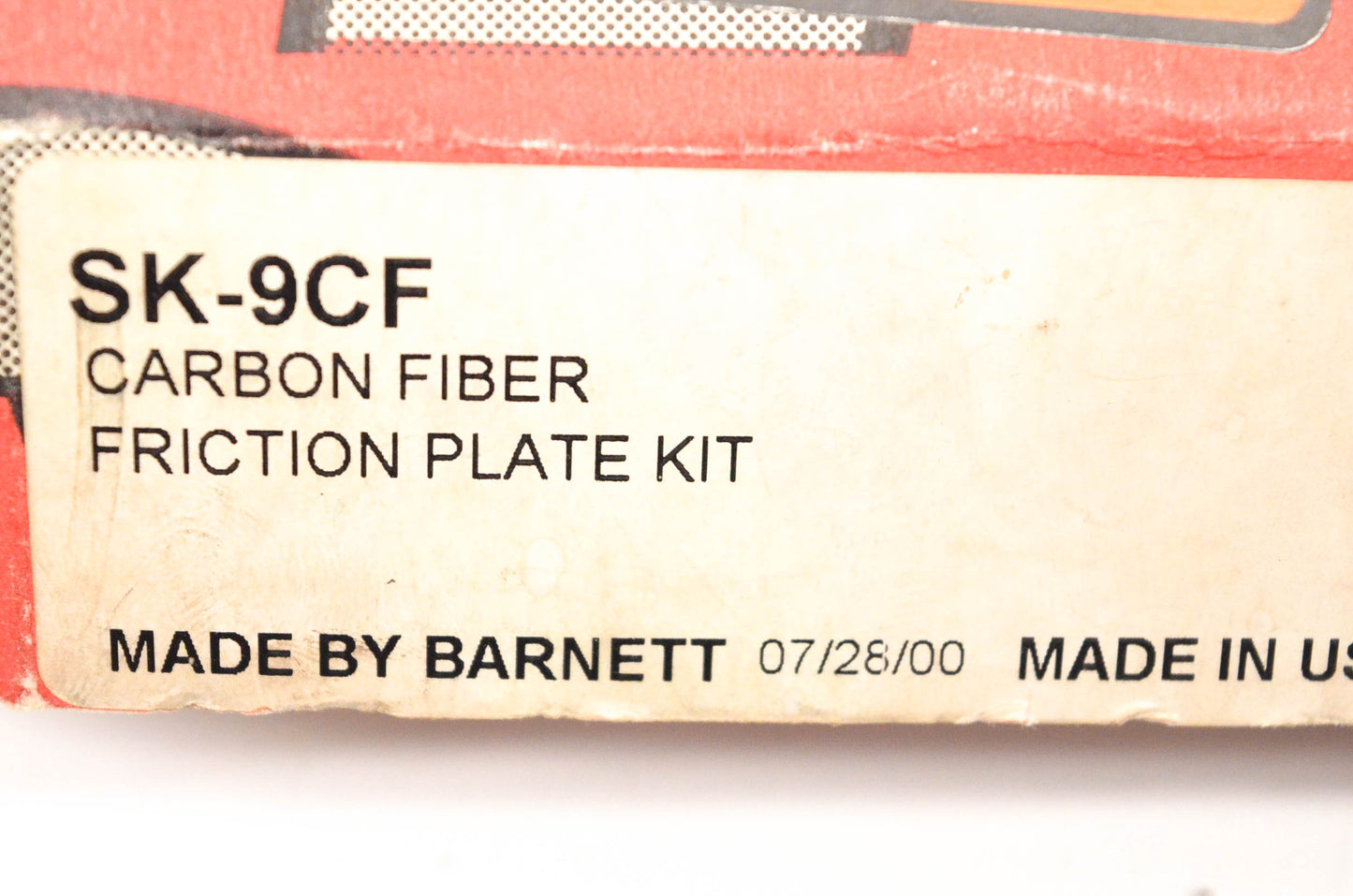Barnett SK-9CF, 18-3689 Carbon Fiber Friction Plate Kit NOS