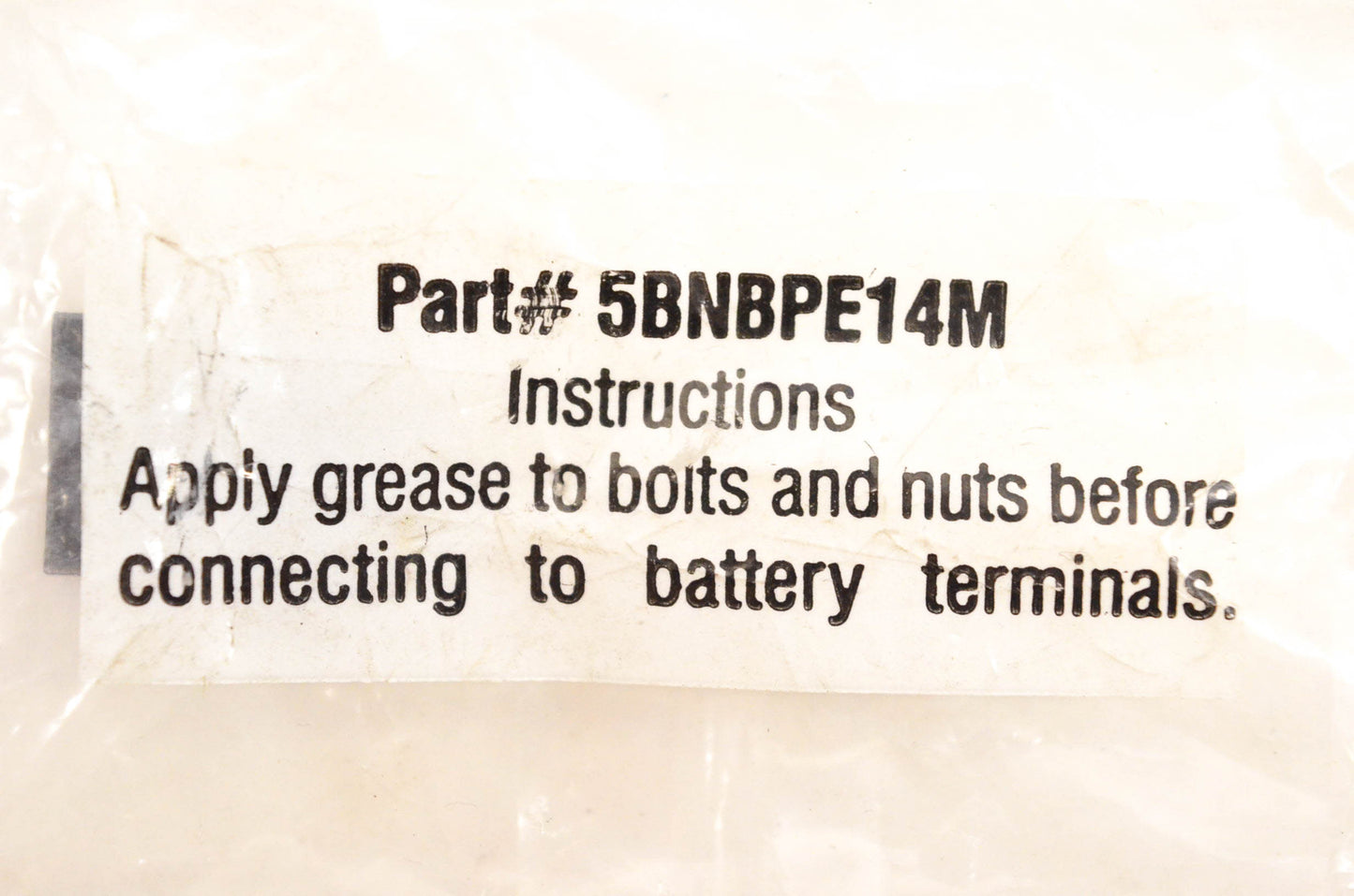 Yuasa 5BNBPE14M Battery Terminal Nut And Bolt Kit NOS