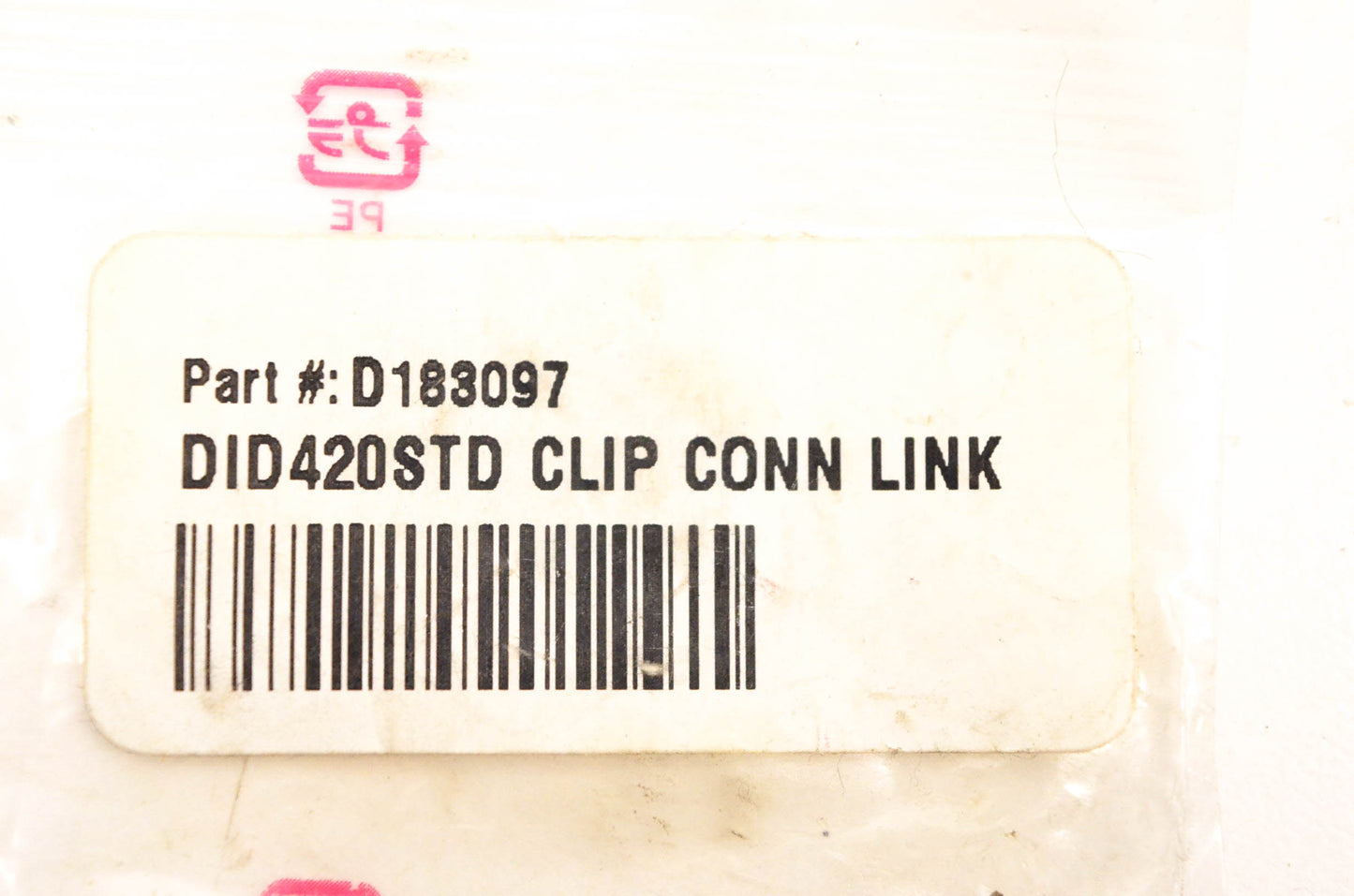 Daido Kogyo D183097 DID420STD Clip Connecting Link NOS