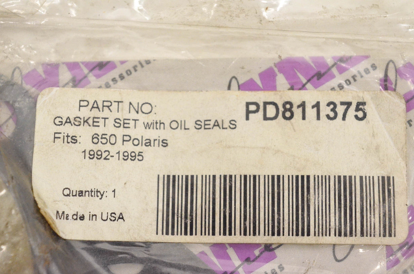 Jetlyne PD811375 Gasket Kit With Oil Seals NOS