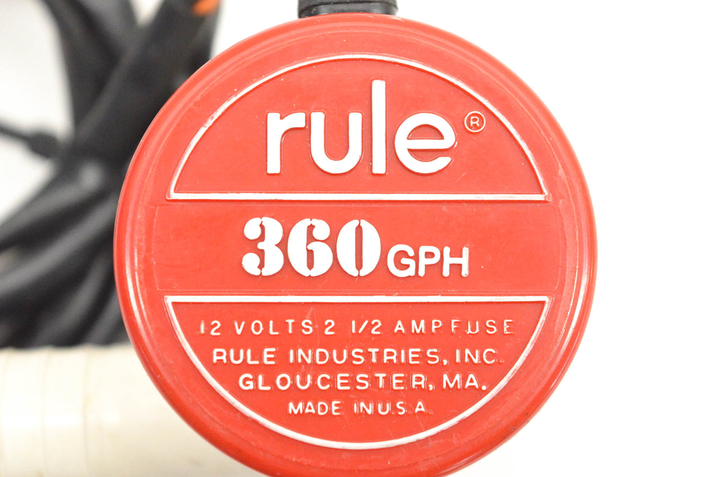 Rule 6645-01-457-6350 360 GPH 12v 2.5a Pump NOS