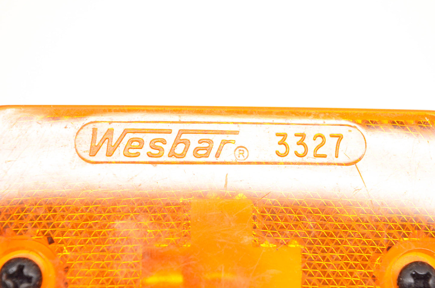 Wesbar 3327 Amber Square Lamp NOS