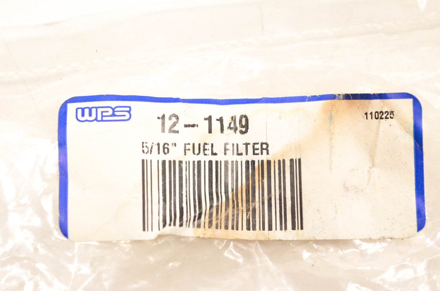 WPS 12-1149, 07-243-02 5/16" Fuel Filter NOS