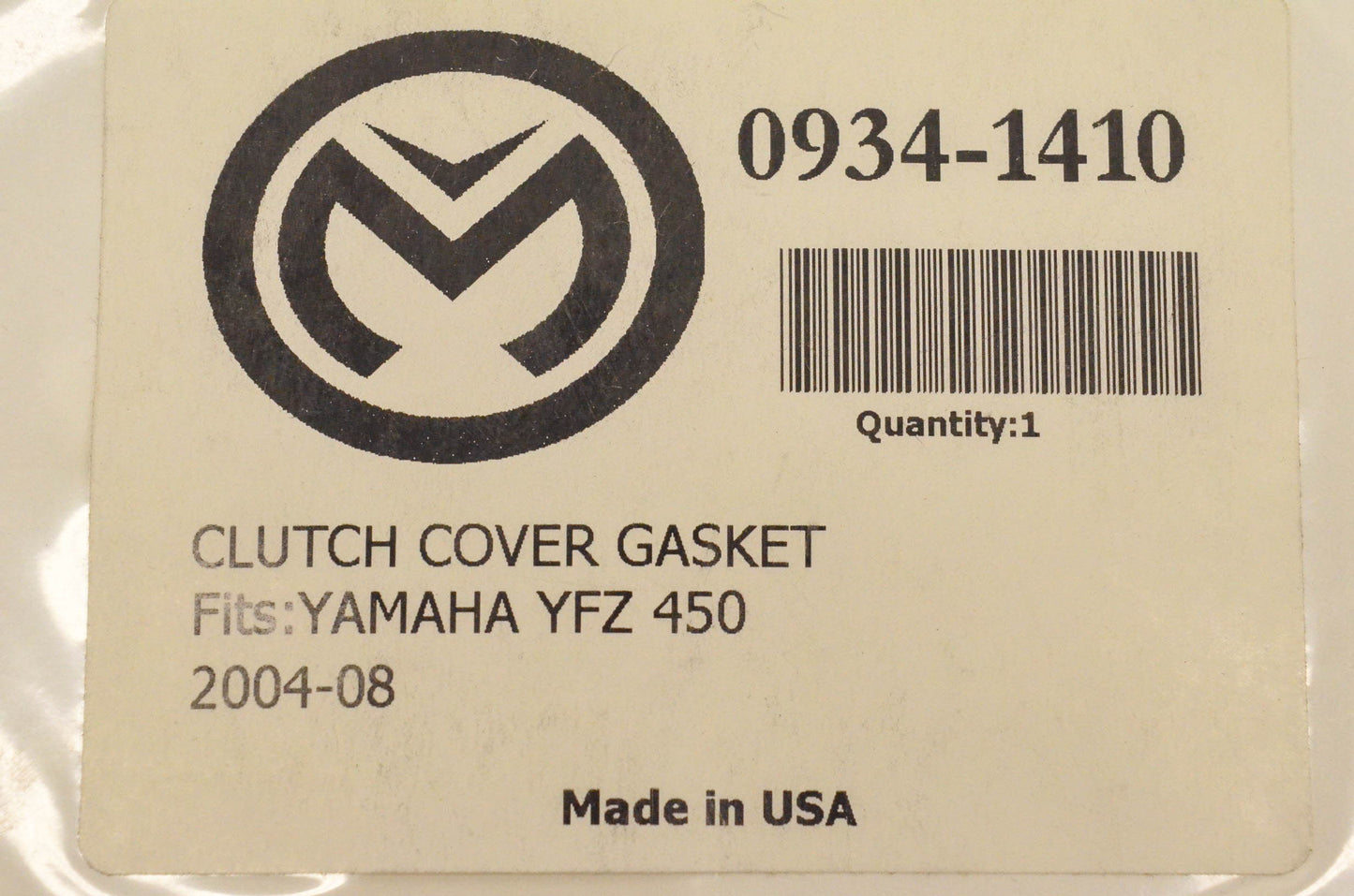 Moose Racing 0934-1410 Clutch Cover Gasket NOS