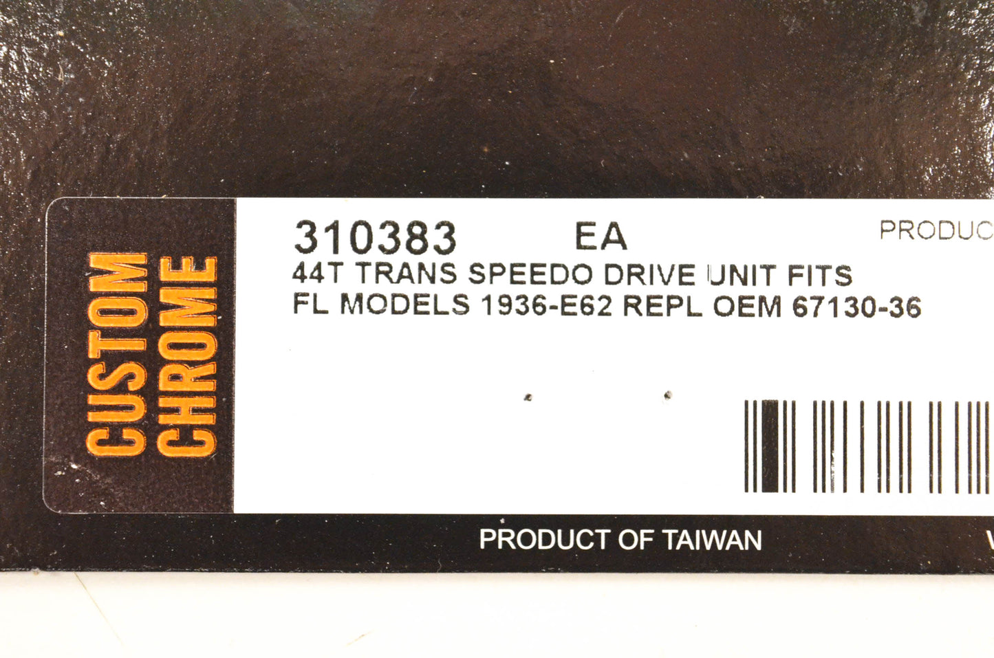 Custom Chrome 310383, 67130-36 44T Transmission Speedometer Drive Unit NOS