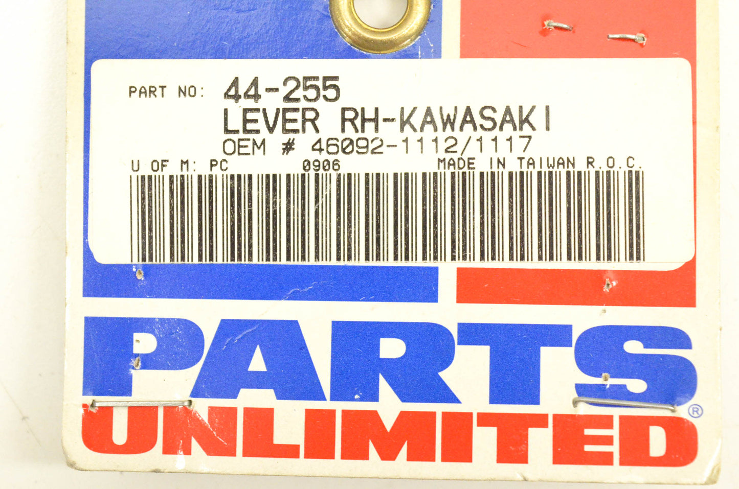 Parts Unlimited 44-255, 46092-1112, 46092-1117 Right Lever NOS