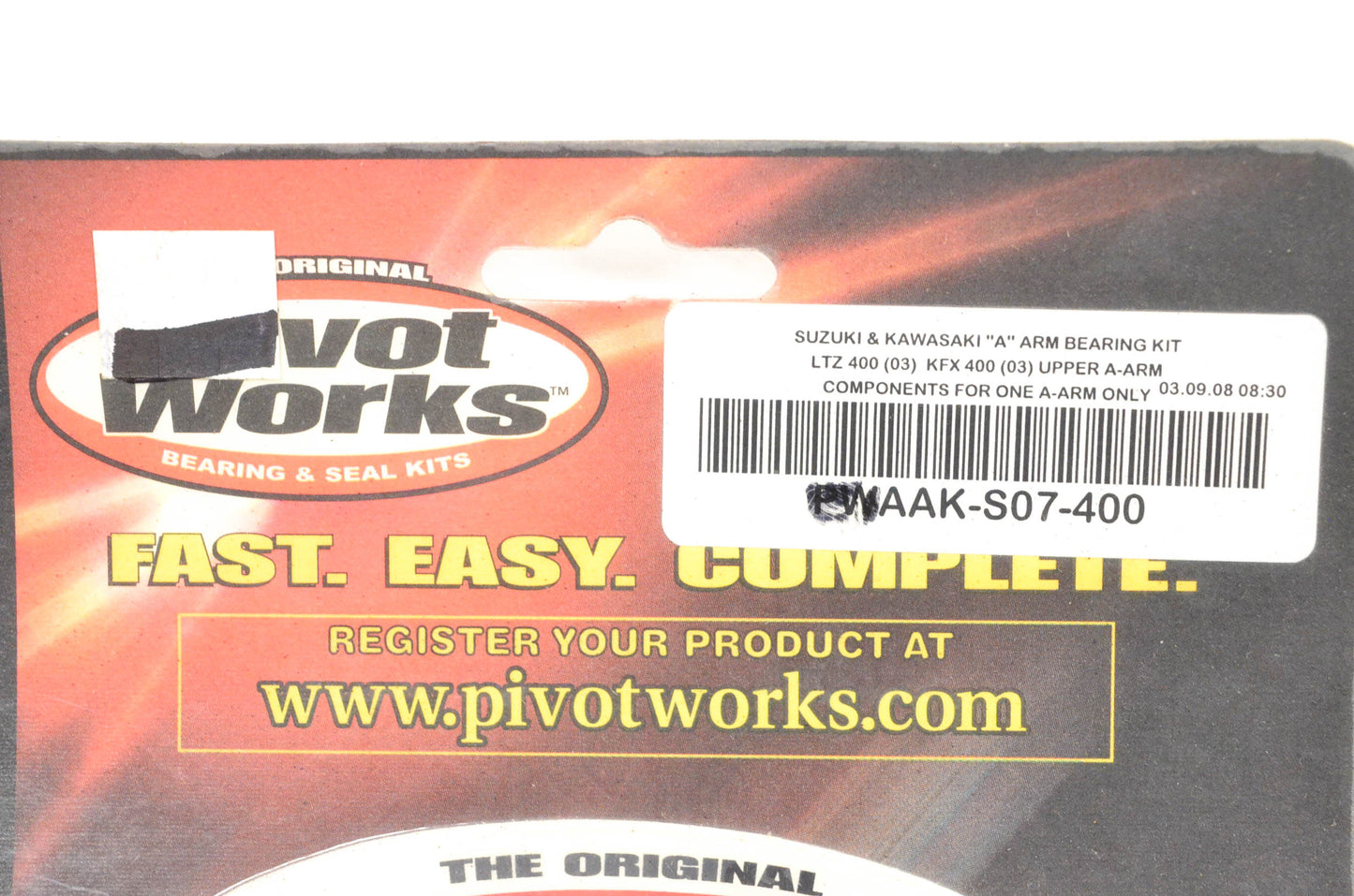 Pivot Works PWAAK-S07-400 A Arm Bearing Kit NOS