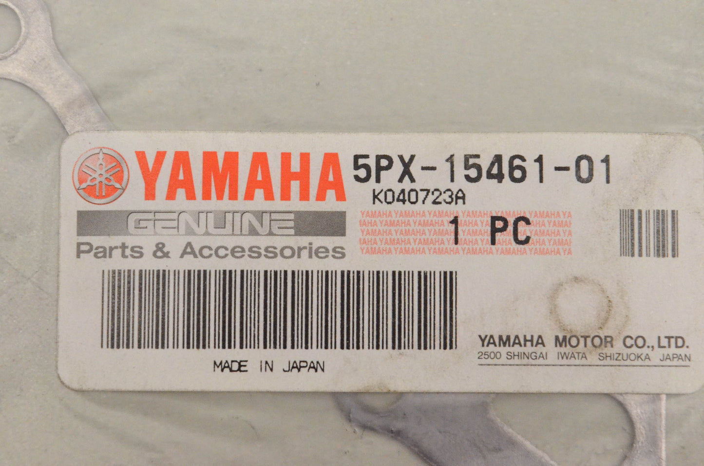 New OEM Yamaha 5PX-15461-01-00 Gasket NOS