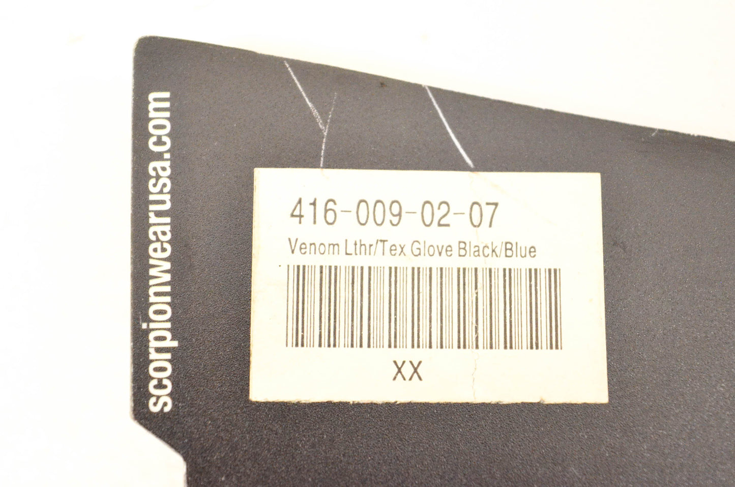 Scorpion 416-009-02-07 Venom Leather Gloves NOS