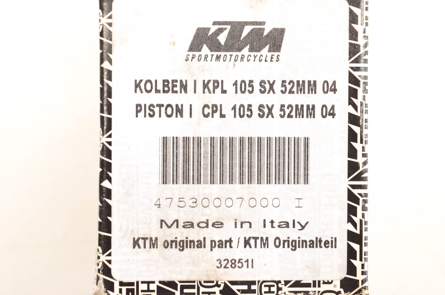 New OEM KTM 47530007000 Piston Kit NOS