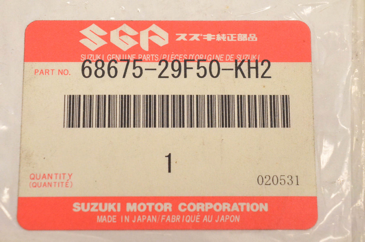 New OEM Suzuki 68675-29F50-KH2 Radiator Cover Tape Left NOS