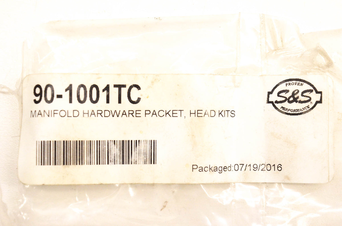S&S 90-1001TC Manifold Head Hardware Packet Kit NOS