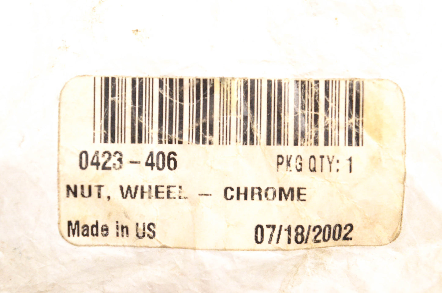 New OEM Arctic Cat 0423-406 Chrome Wheel Lug Nut NOS