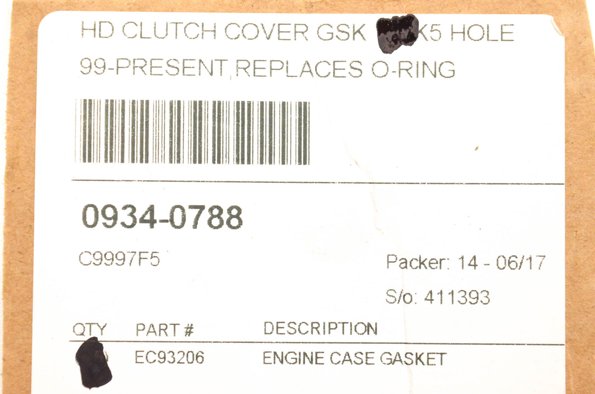 Cometic 0934-0788 Engine Case Gasket NOS