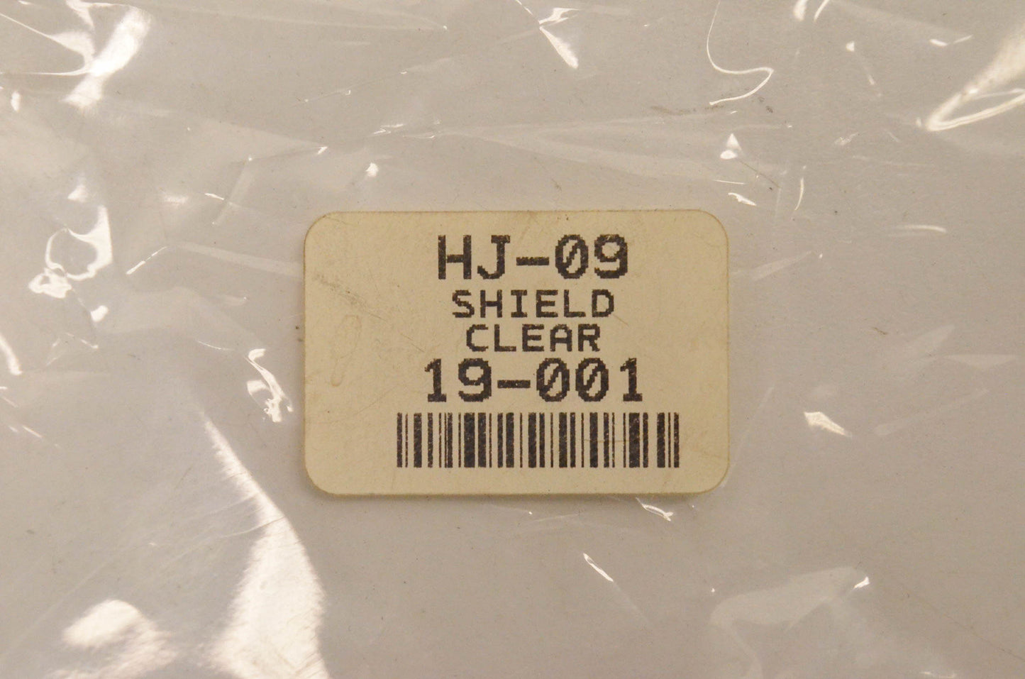 HJC 19-001, HHJ09G1030100 HJ-09 Face Shield Clear NOS