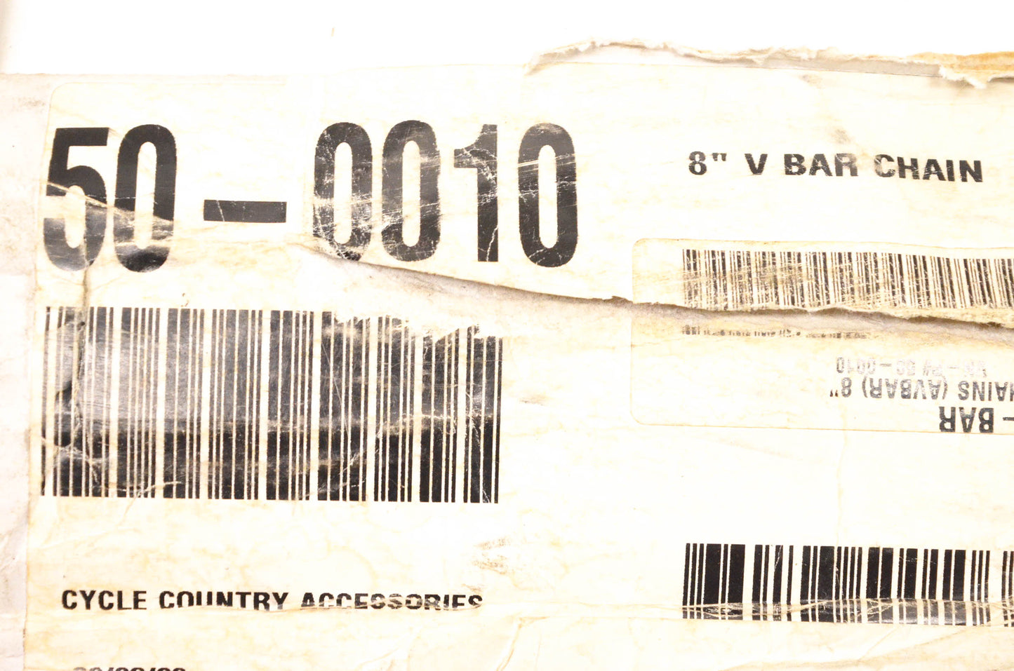 Cycle Country 50-0010 8" V Bar Chain Kit NOS