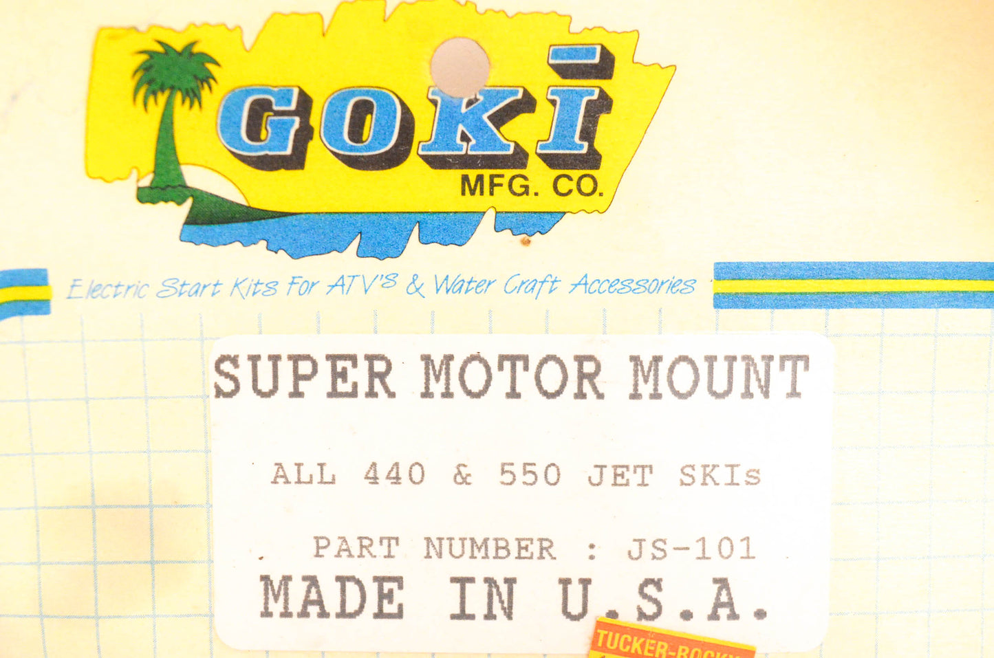 Goki JS-101, 10-9650 Super Motor Mount NOS