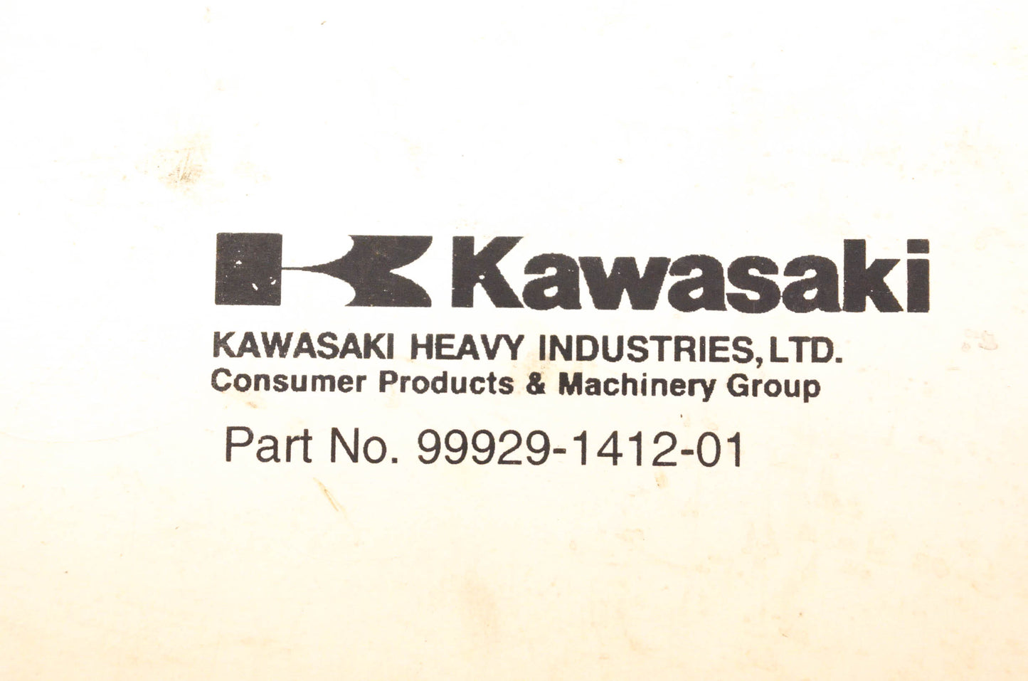 OEM Kawasaki 99929-1412-01 Jet Ski Watercraft Direct Injection Diagnostic Manual