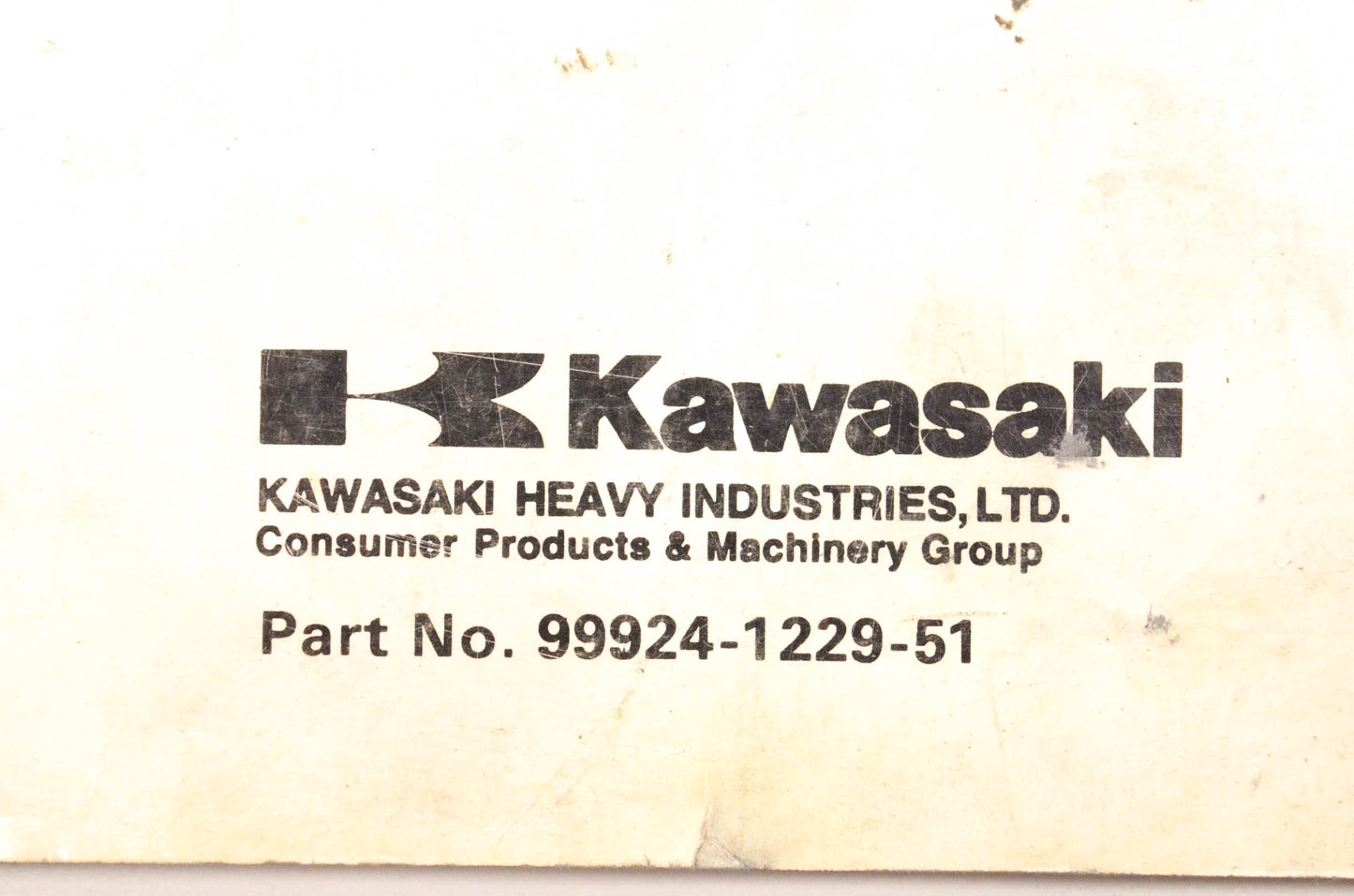 OEM Kawasaki 99924-1229-51 Vulcan1500 VN1500 Classic Service Manual