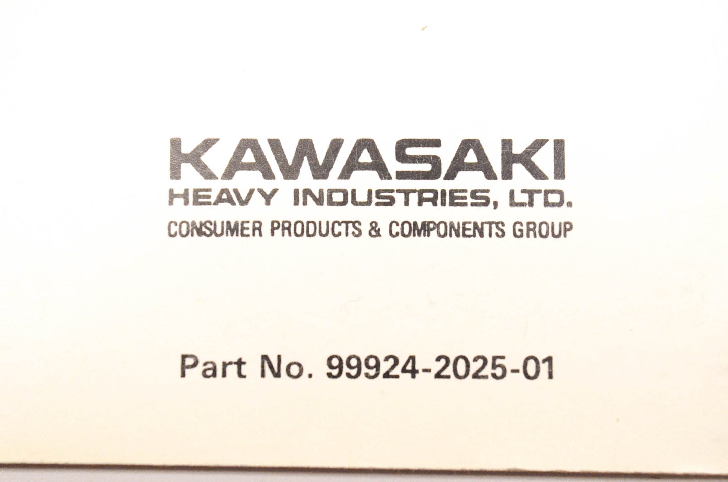 OEM Kawasaki 99924-2025-01 FE161/170 Engine Service Manual