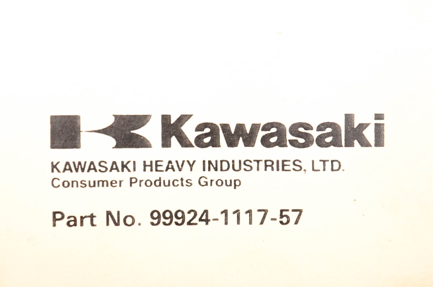 OEM Kawasaki 99924-1117-57 KLF300 Bayou 4x4 ATV Service Manual Supplement
