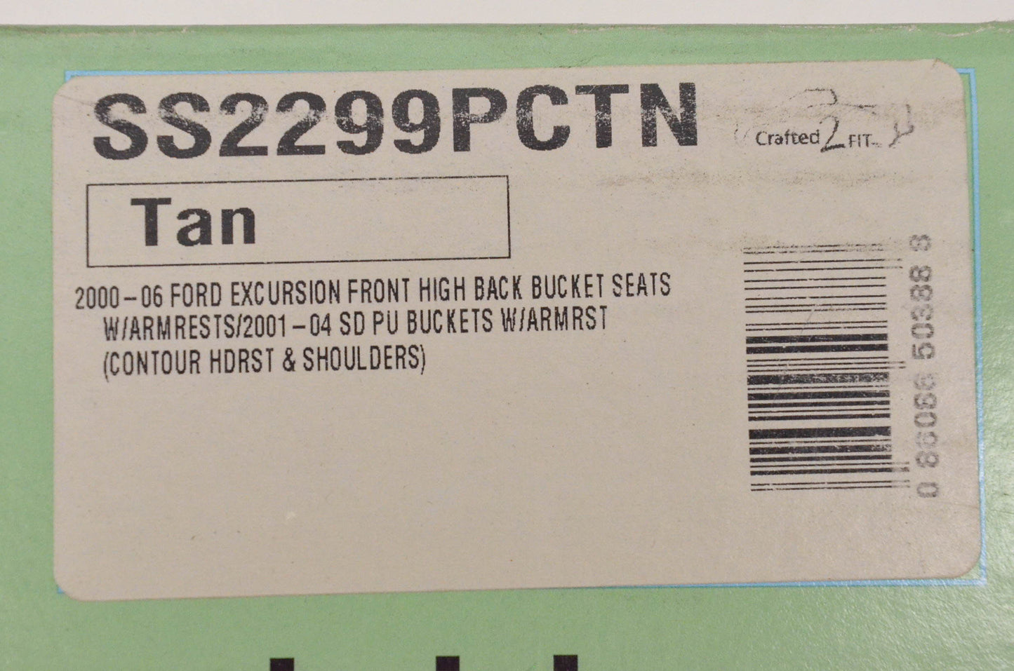 Seat Saver SS2299PCTN Seat Covers Tan NOS