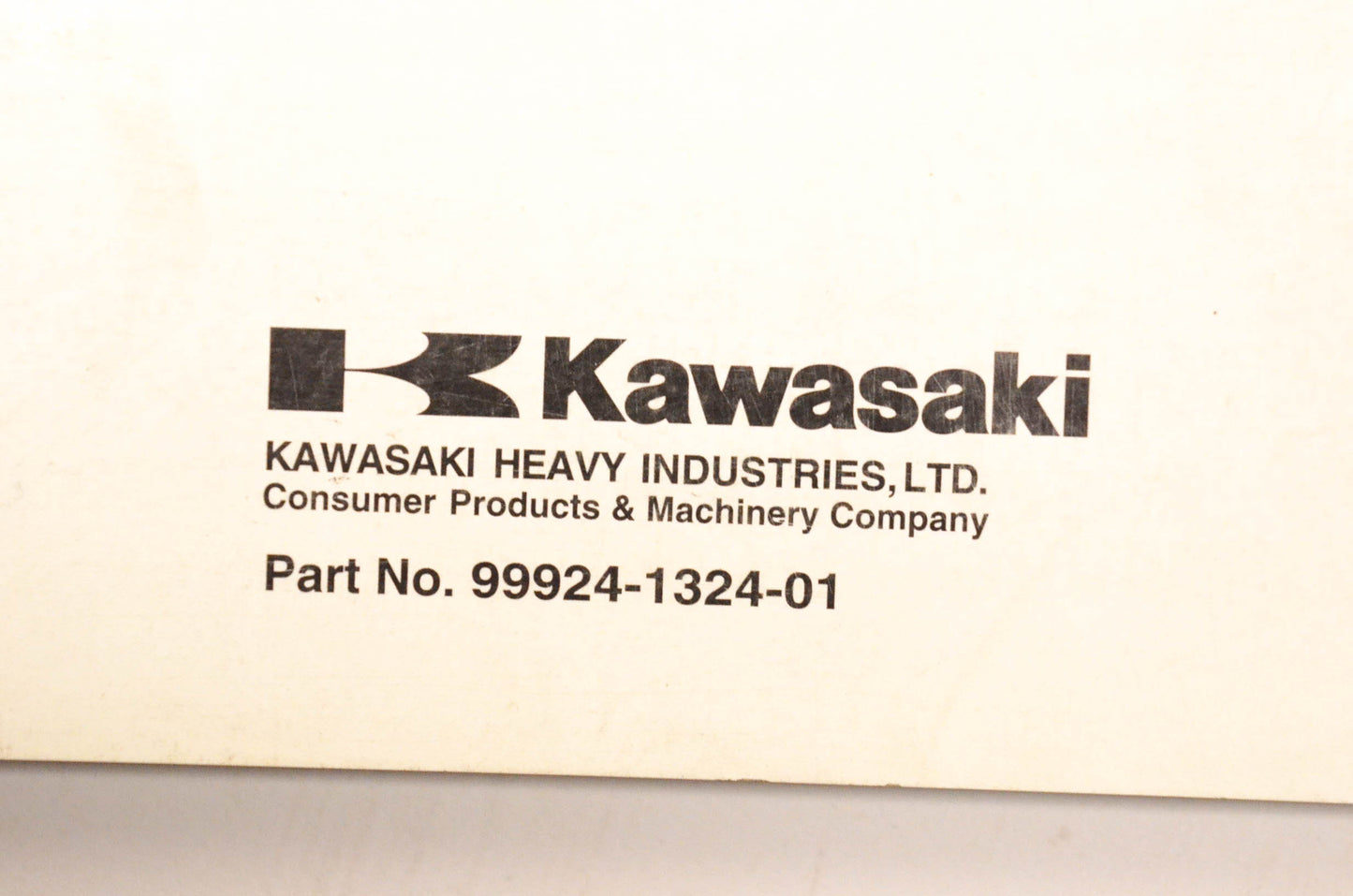 OEM Kawasaki 99924-1324-01 KX250F Service Manual