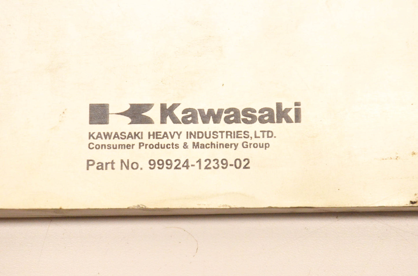 OEM Kawasaki 99924-1239-02 Prairie 300 ATV Service Manual