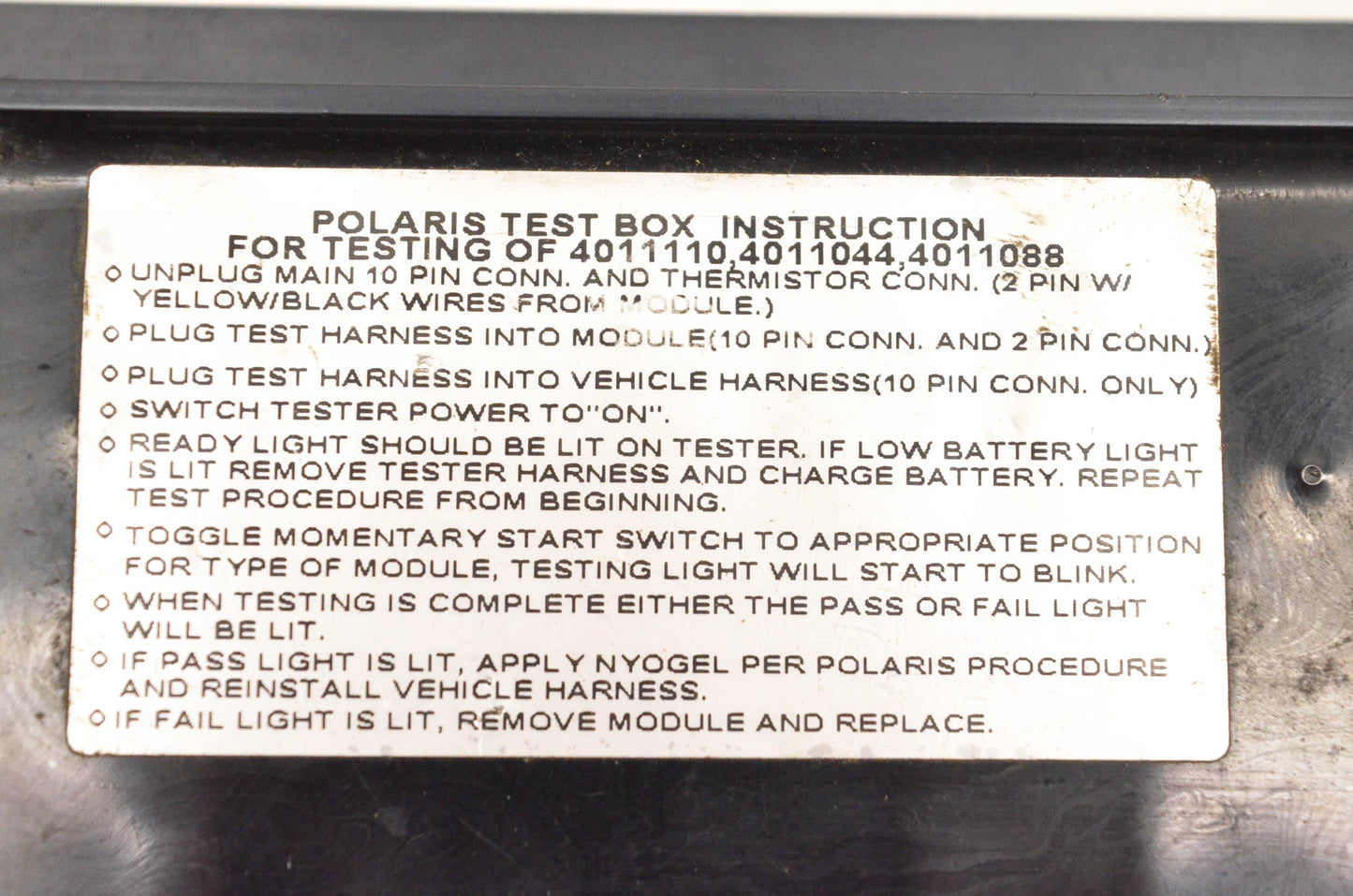 OEM Polaris Surepower Test Box Control Modular