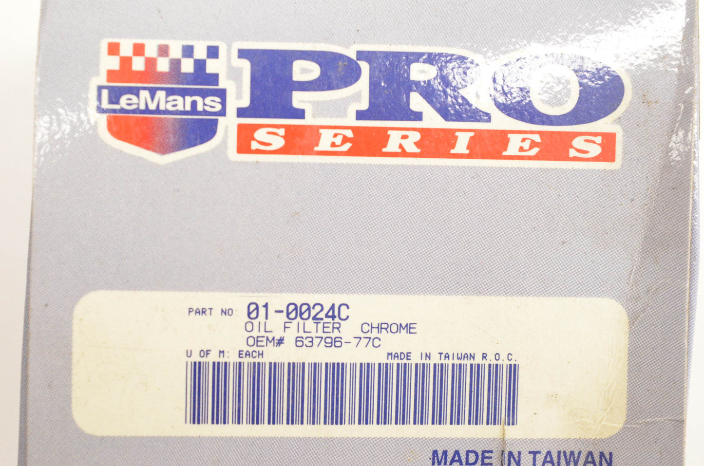 Lemans 01-0024C, 63796-77C Pro Series Chrome Oil Filter NOS