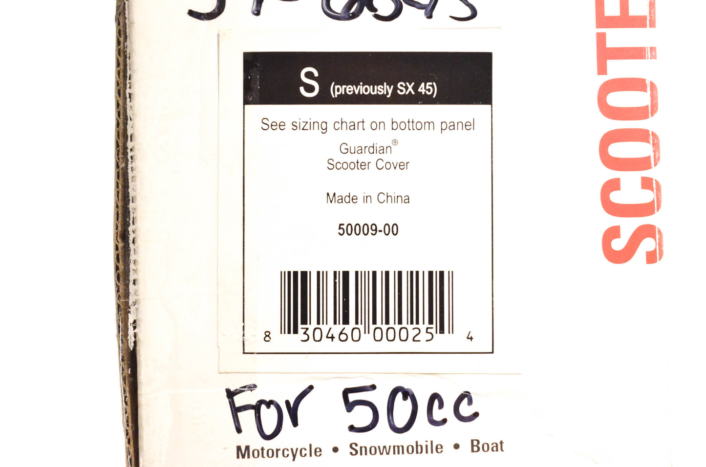 Dowco 50009-00 Small Scooter Cover NOS