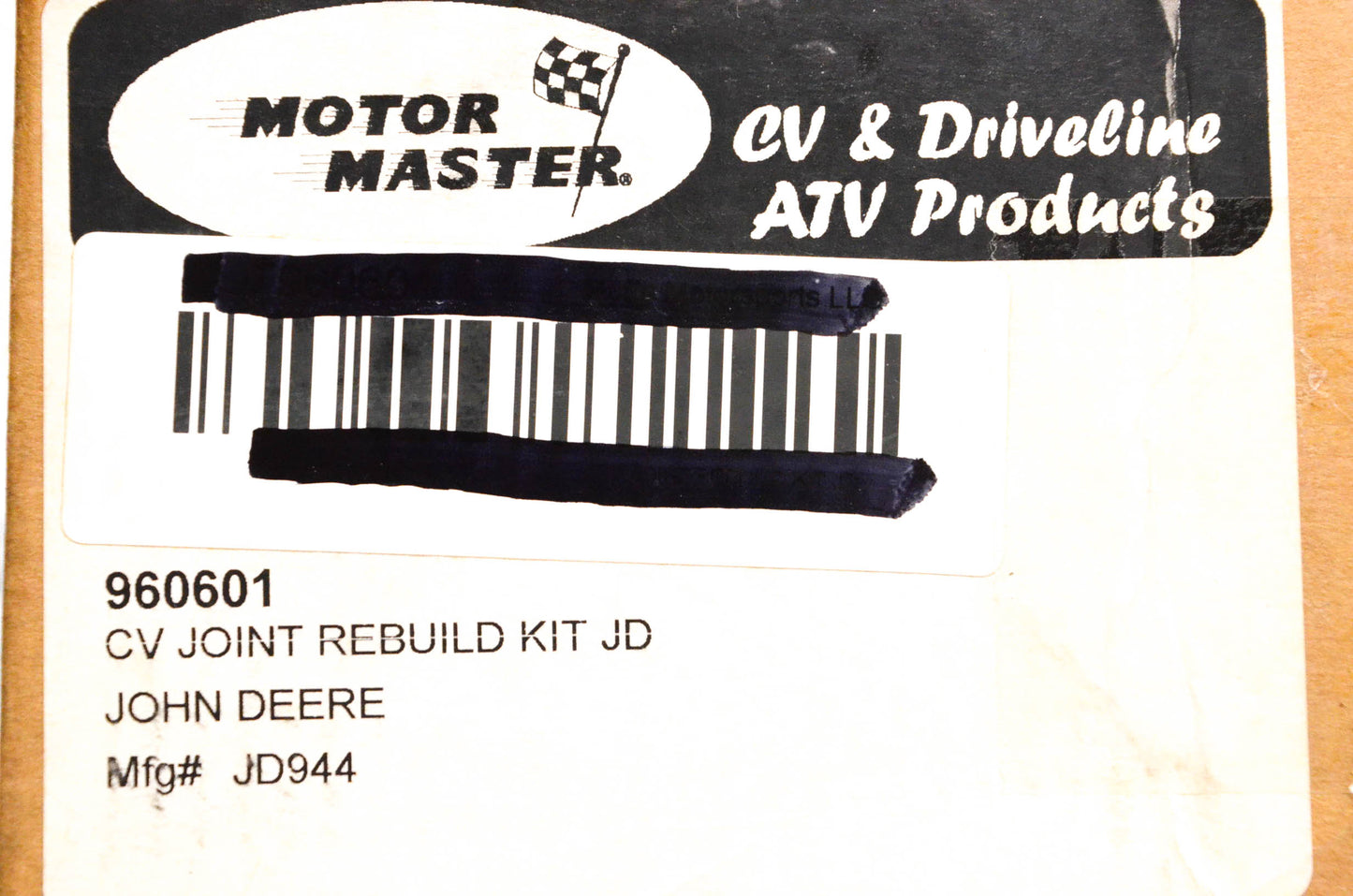 Motor Master JD944, 960601 CV Joint Rebuild Kit NOS