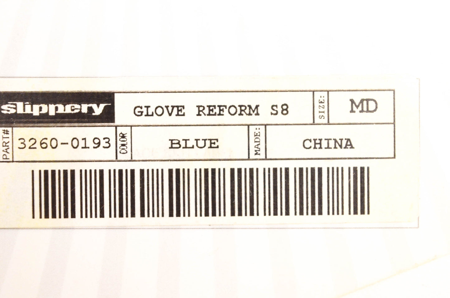 Slippery 3260-0193 Blue Medium Reform Gloves NOS
