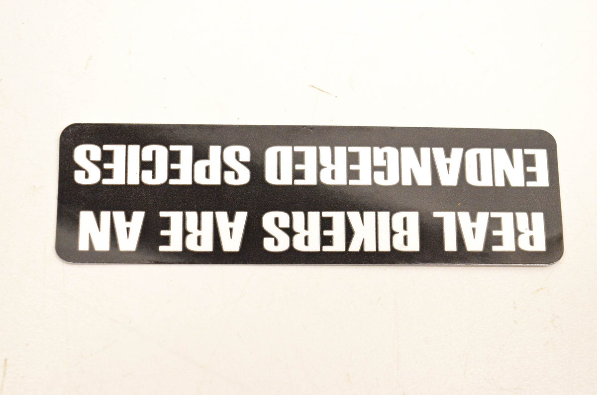 Aftermarket Bikers Novelty Decal 3.5"x1". NOS