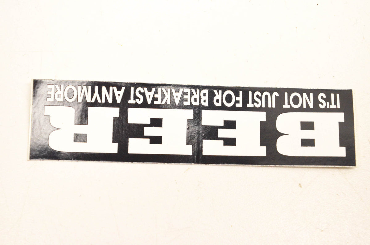 Aftermarket Beer Novelty Beer Decal 4"x1". NOS