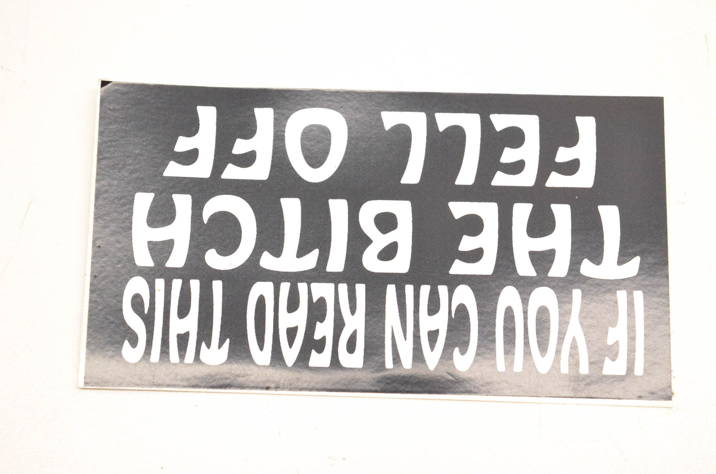 Aftermarket Novelty Decal 4"x2". NOS